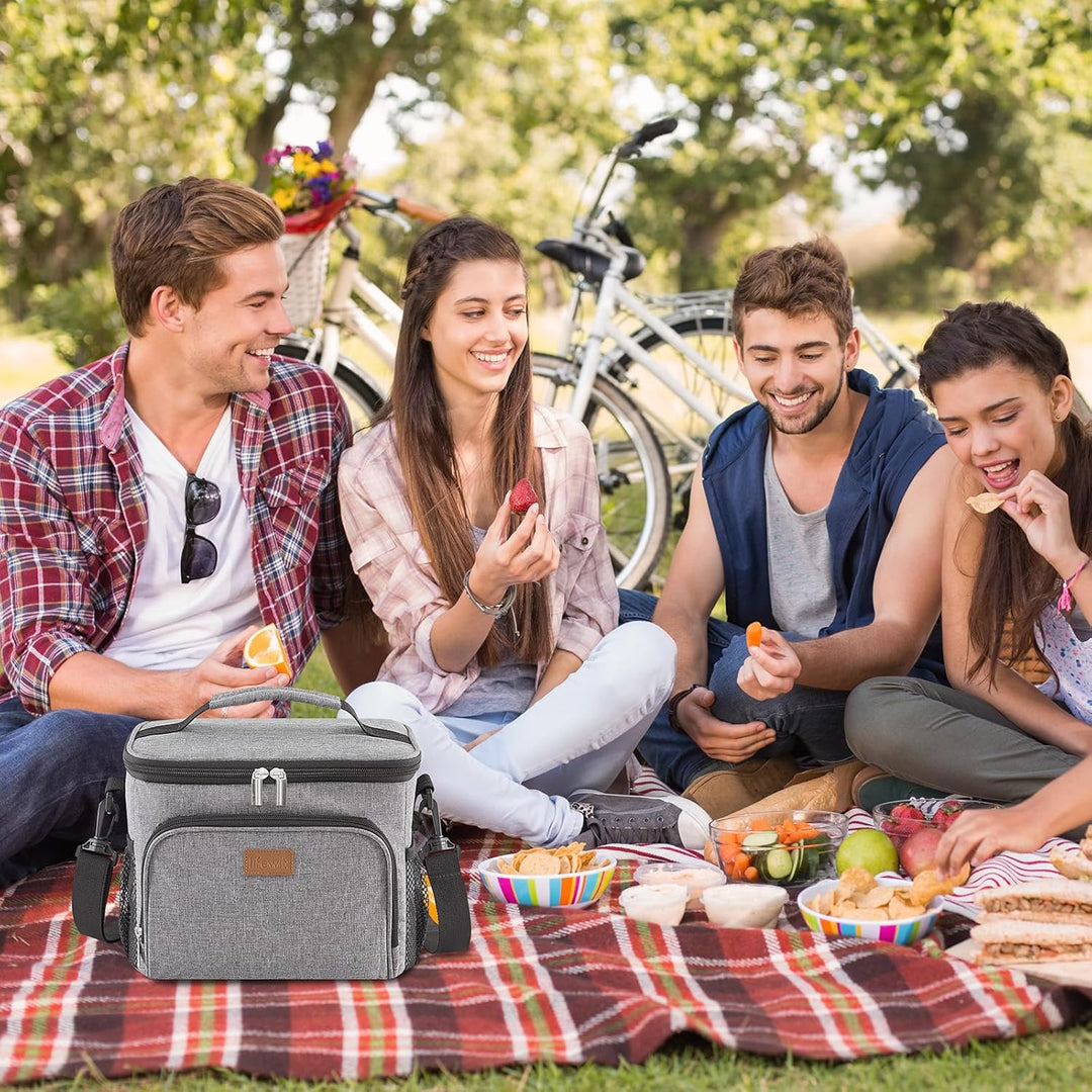 Lifewit Isolierte Kühltasche, Wiederverwendbare Lunchtasche, Tragbare Kühlbox, weiche Tragetasche, a