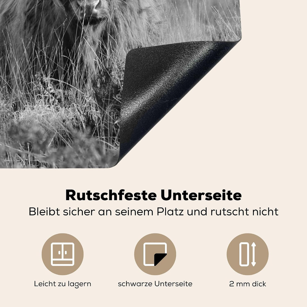 KitchenYeah© Herdabdeckplatte Einteilig Ceranfeld Abdeckplatte Küche Deko Ceranfeldabdeckung Herdabd