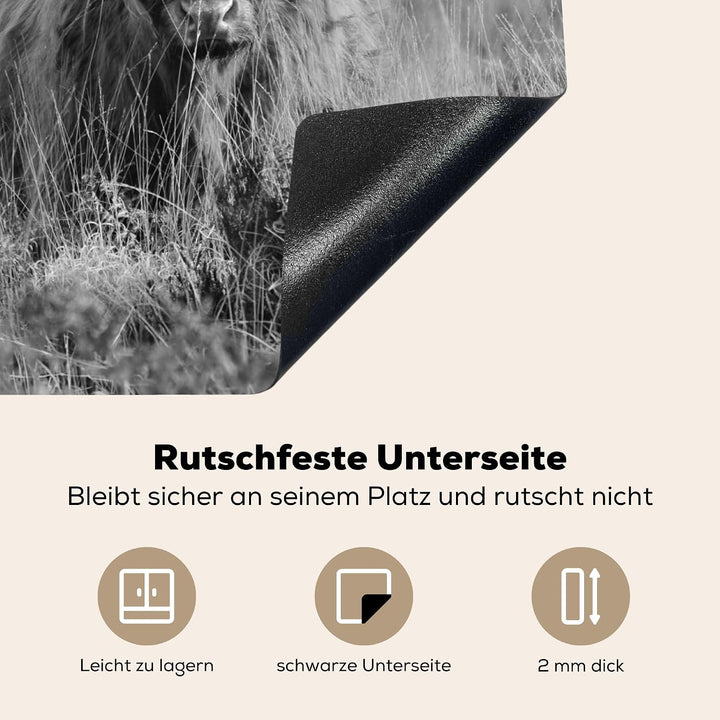 KitchenYeah© Herdabdeckplatte Einteilig Ceranfeld Abdeckplatte Küche Deko Ceranfeldabdeckung Herdabd