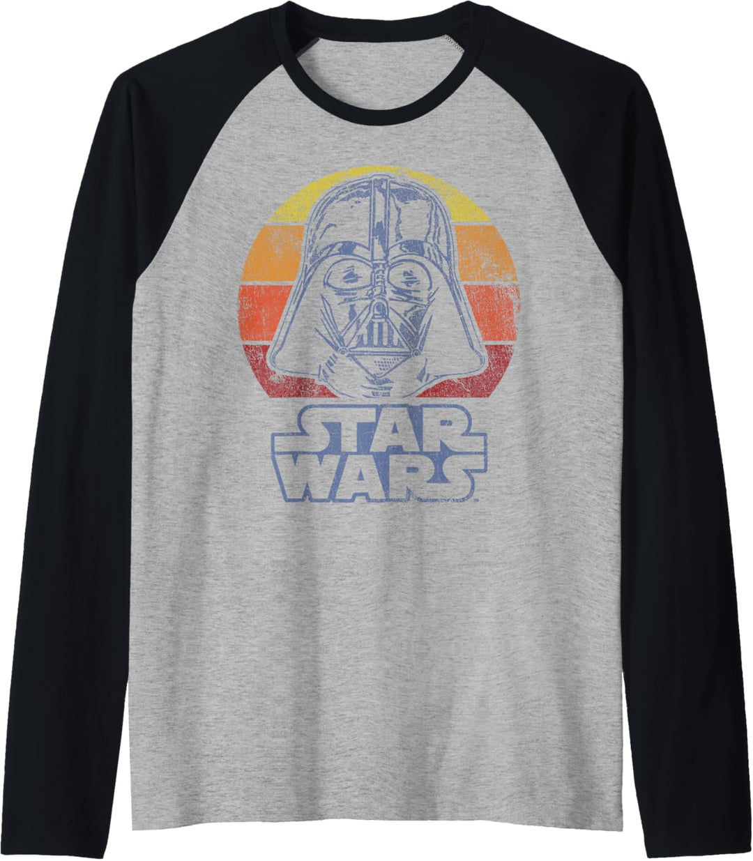 Star Wars Darth Vader Sunset Gradient Raglan