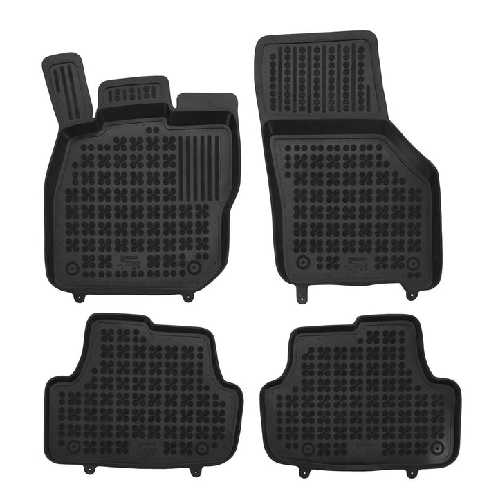 AZUGA Hohe Gummi Fussmatten mit Rand passend für VW Golf 8 eTSI ab 2020 (Mild-Hybrid) AZ10300411 Aut