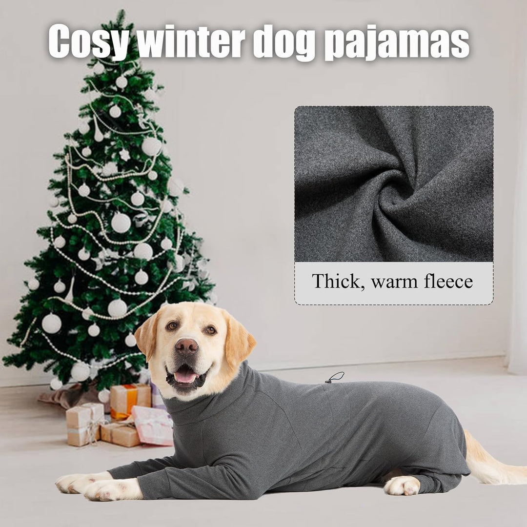 Hundepullover Fleece Hundemantel mit Beinen Grosse Mittelgrosse Hunde Fleecejacke Wintermantel Hund