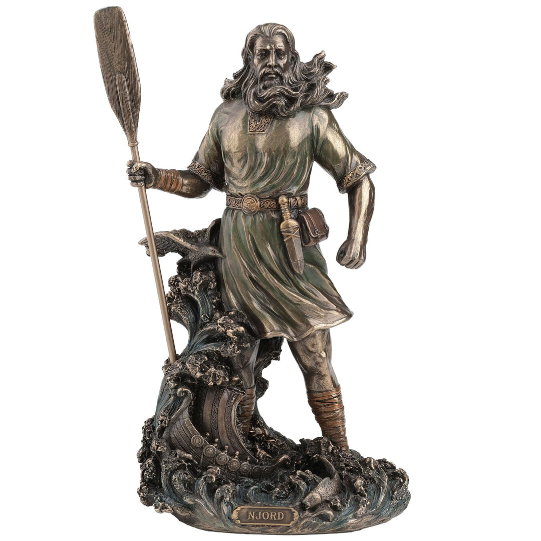 Veronese Design 26,7 cm hoch Njord nordischer Gott des Windes und des Meeres, Wikinger, nordisch, ka
