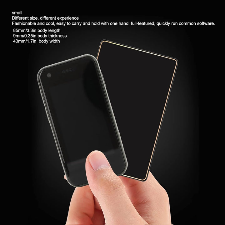BEWINNER XS11 3G Smartphone Entsperrt, 2,5 Zoll für Android-Kindertelefon, 1 GB 8 GB WiFi Dual SIM U