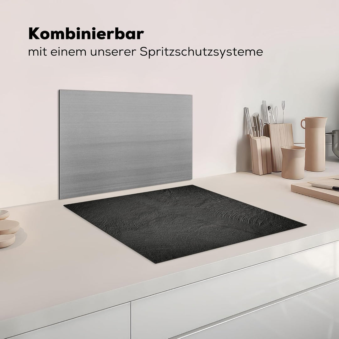 Herdabdeckplatte Einteilig Küche Herdabdeckung Induktionsfeld Ceranfeld Herdabdeckplatten Vinyl Matt
