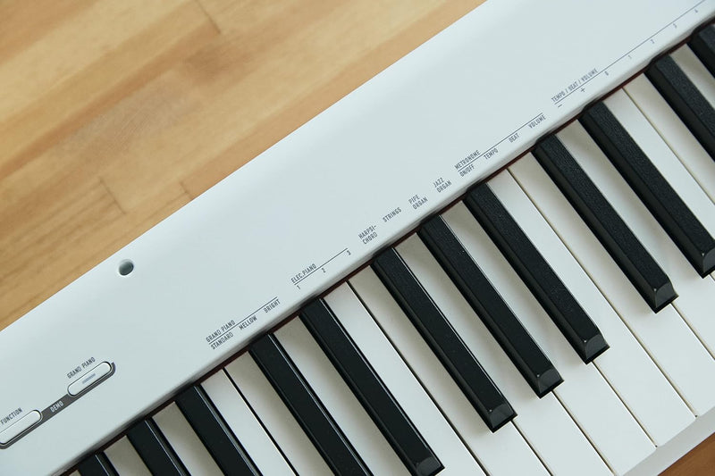 Casio CDP-S110WE Digitalpiano mit 88 gewichteten Pianotasten, weiss Weiss Single, Weiss Single