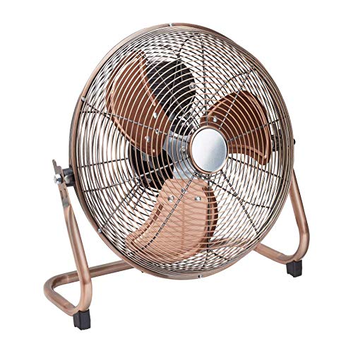 Retro Metall Ventilator / 3 Rotorblätter für optimale Luftzirkulation / 3 Luftstromgeschwindigkeiten