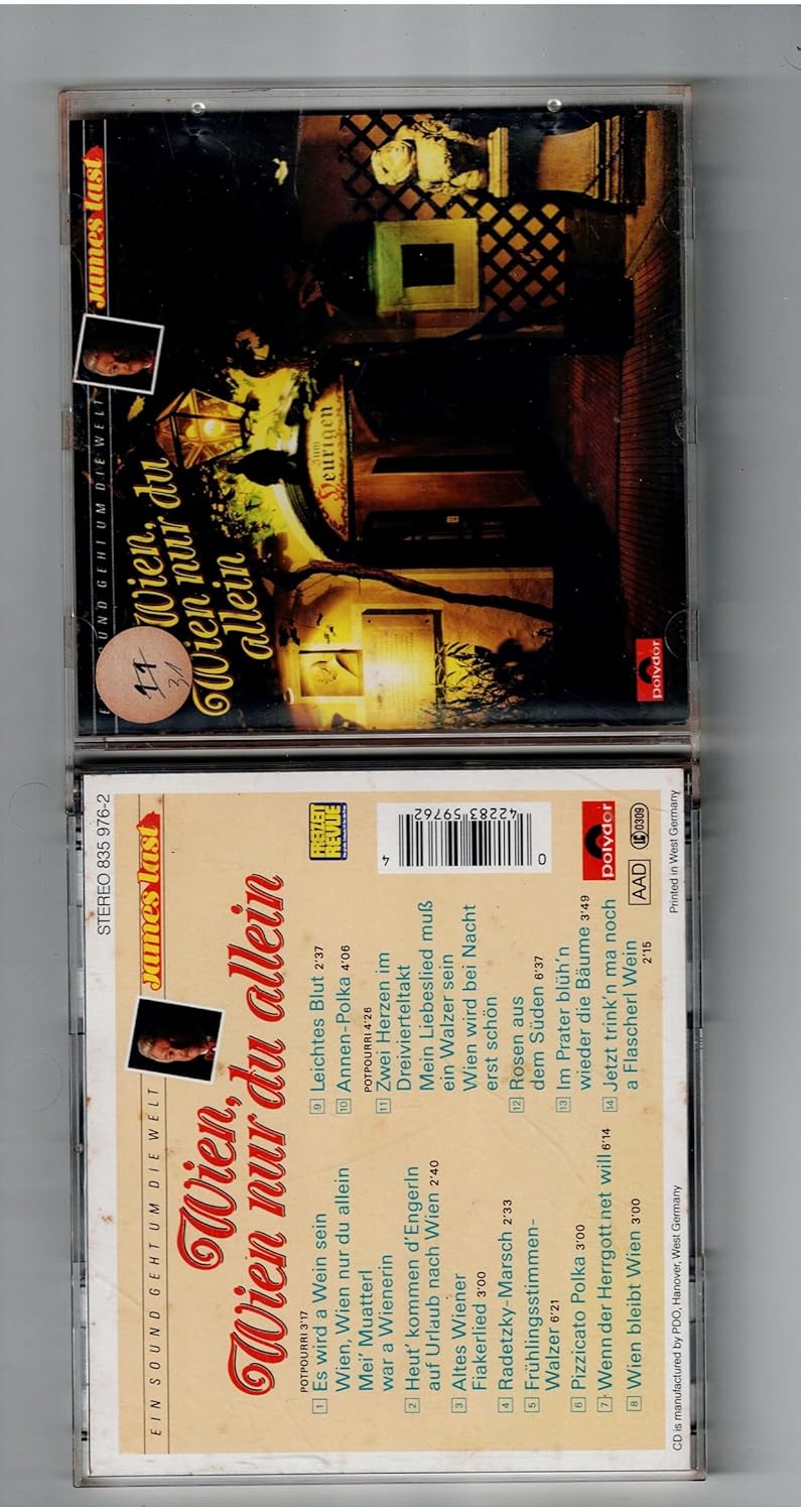 Wien,Wien nur du allein, Audio-CD