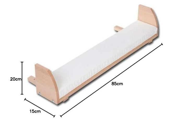 babybay Beistellbett Verlängerungsseite inkl. Matratzenergänzung weiss passend für Modell Original u