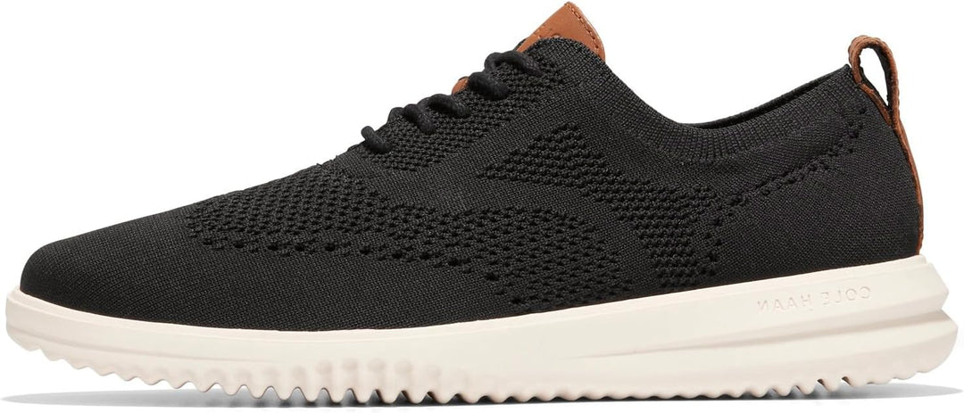 Cole Haan Herren Grand+ Stitchlite WingtipOxford 38.5 EU Schwarz Elfenbein, 38.5 EU Schwarz Elfenbei
