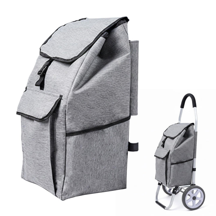 Faltbare Einkaufstasche Ersatztasche für Einkaufswagen,wasserdichte Oxford-Stoff Trolley Tasche mit