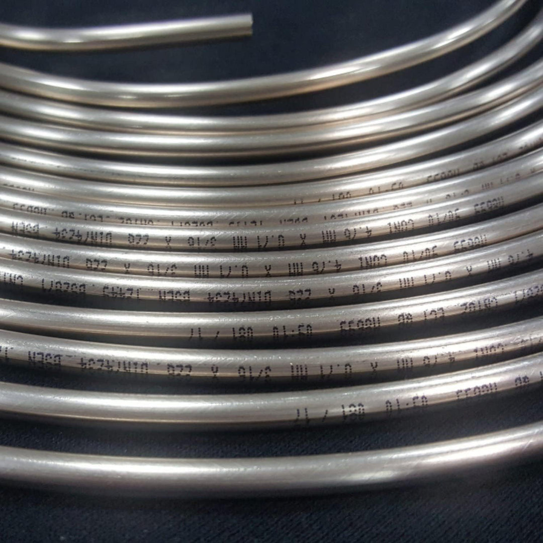 10m Bremsleitung Ø 4,75 mm Kupfer-Nickel Kunifer mit Allgemeiner Betriebserlaubnis ABE Bremsrohr Zub