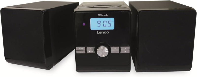 Lenco MC-030BK Kompaktanlage mit Bluetooth - Toploader CD/MP3 Player - PLL FM Radio - USB - 2 x 5 Wa