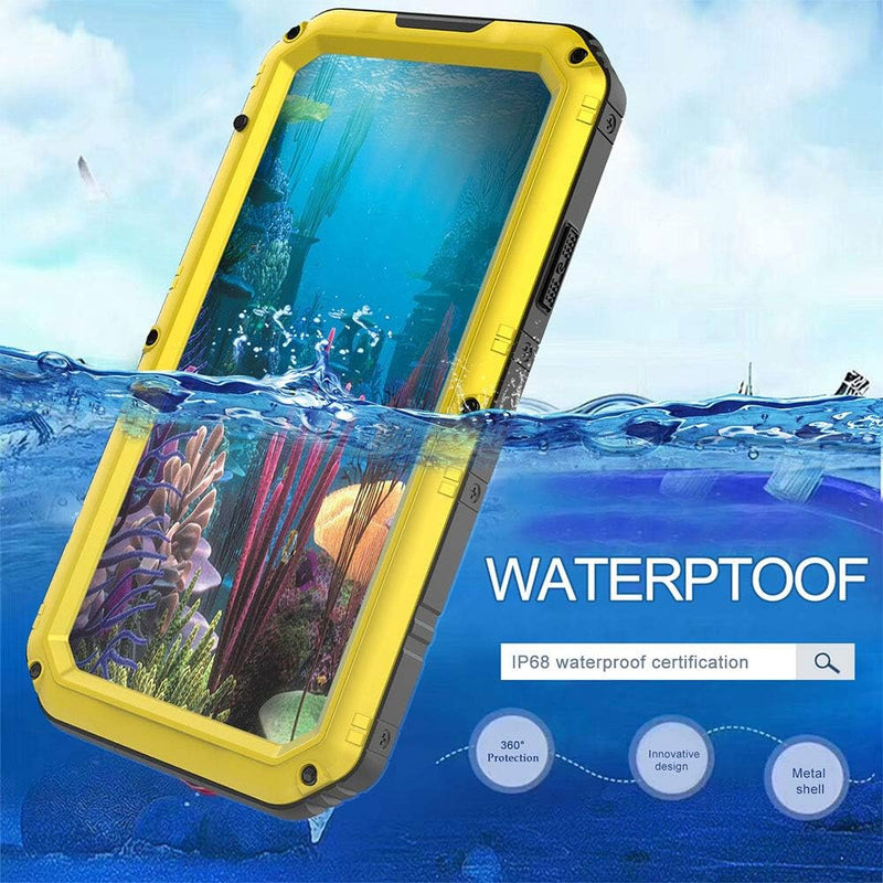 Beeasy Hülle Kompatibel mit iPhone XR, Wasserdicht Stossfest Outdoor Handy Case Militärstandard Schu