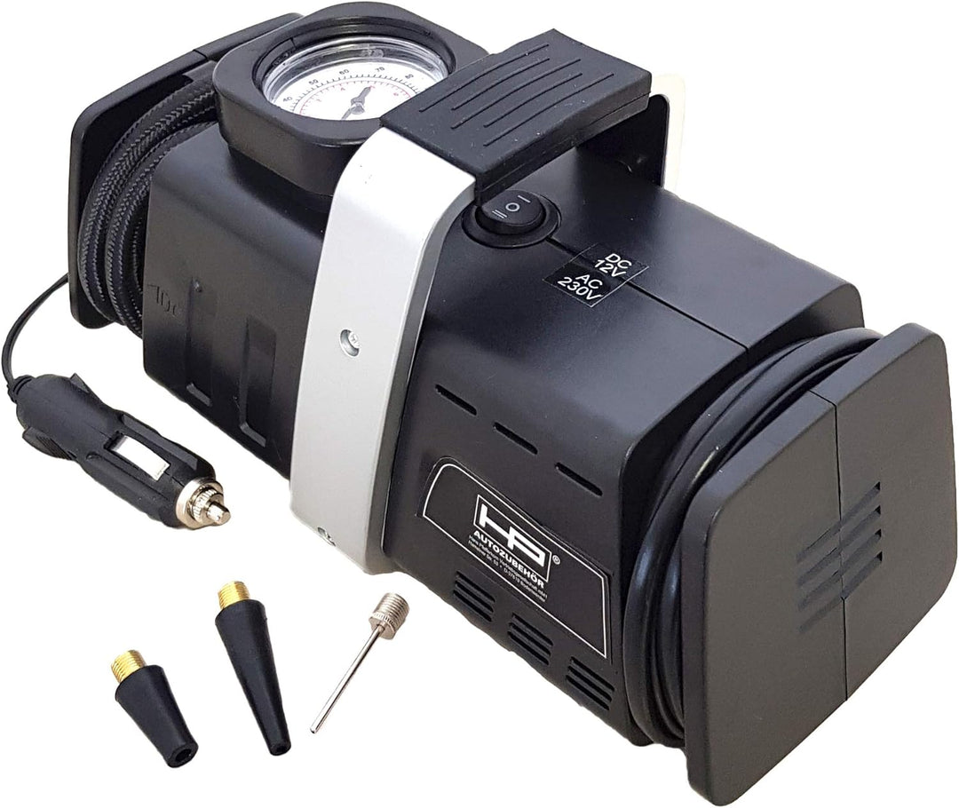 HP-Autozubehör 21264 Luftkompressor 230 + 12 Volt