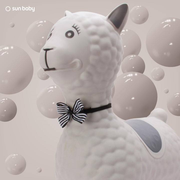 sun baby Hüpftiere ab 1 Jahr mit Pumpe aufblasbares Hüpfspielzeug aus Hochwertigem und Strapazierfäh