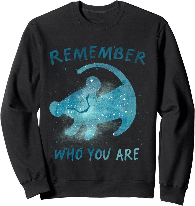 Disney The Lion King Simba Remember Who You Are Splatter Sweatshirt