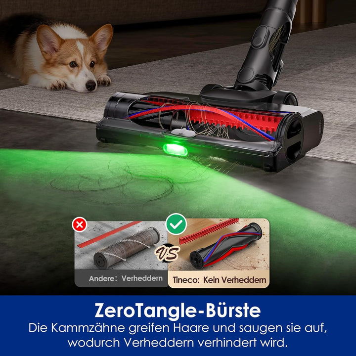 Tineco Pure ONE Station 5 PRO Kabelloser Akku Staubsauger, vollständiger Selbstreinigung, 200AW Saug