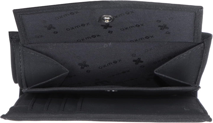 Geldbörse New Cryptan RFID Protect Kombibörse Crab Print Cyan Black, Crab Print Cyan Black