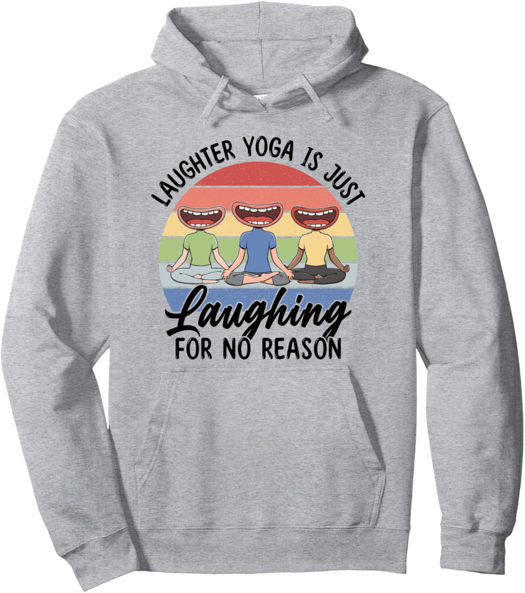 Lachmeditation Design für ein Lachyoga-Training Pullover Hoodie