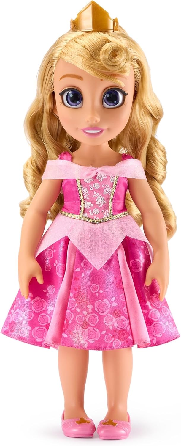 Disney Store Official - Dornröschen - Aurora - Puppe mit Spielzeughaarbürste - 40,5 cm/16" - Once Up