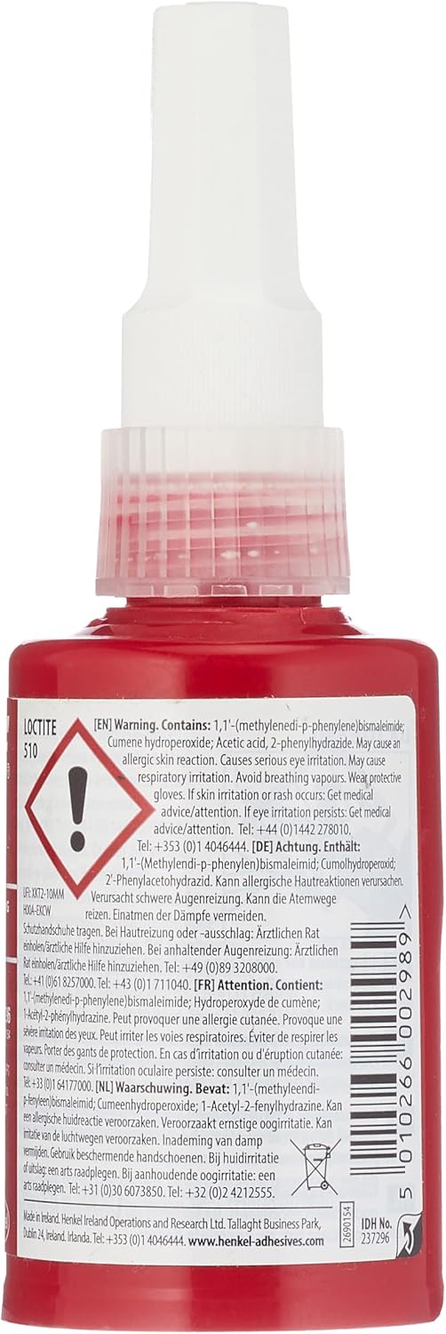 Loctite 237296 510 Flächendichtung mittelfest hochtemperaturbeständig 50 ml