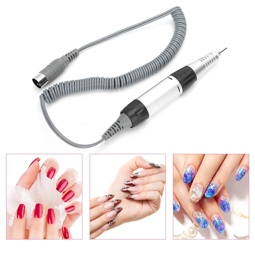 Professionelle Nagel Drehmaschine 30000 RPM Elektrische Nagelfeile mit Griff für Maniküre und Pedikü