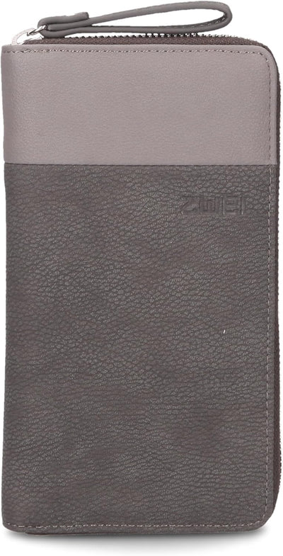 Zwei Eva Wallet EV2 Nubuk-Stone, Nubuk-stone