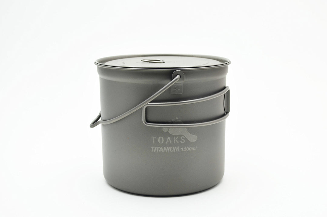 TOAKS Titanium Pot with Bail Handle, 1100 ml