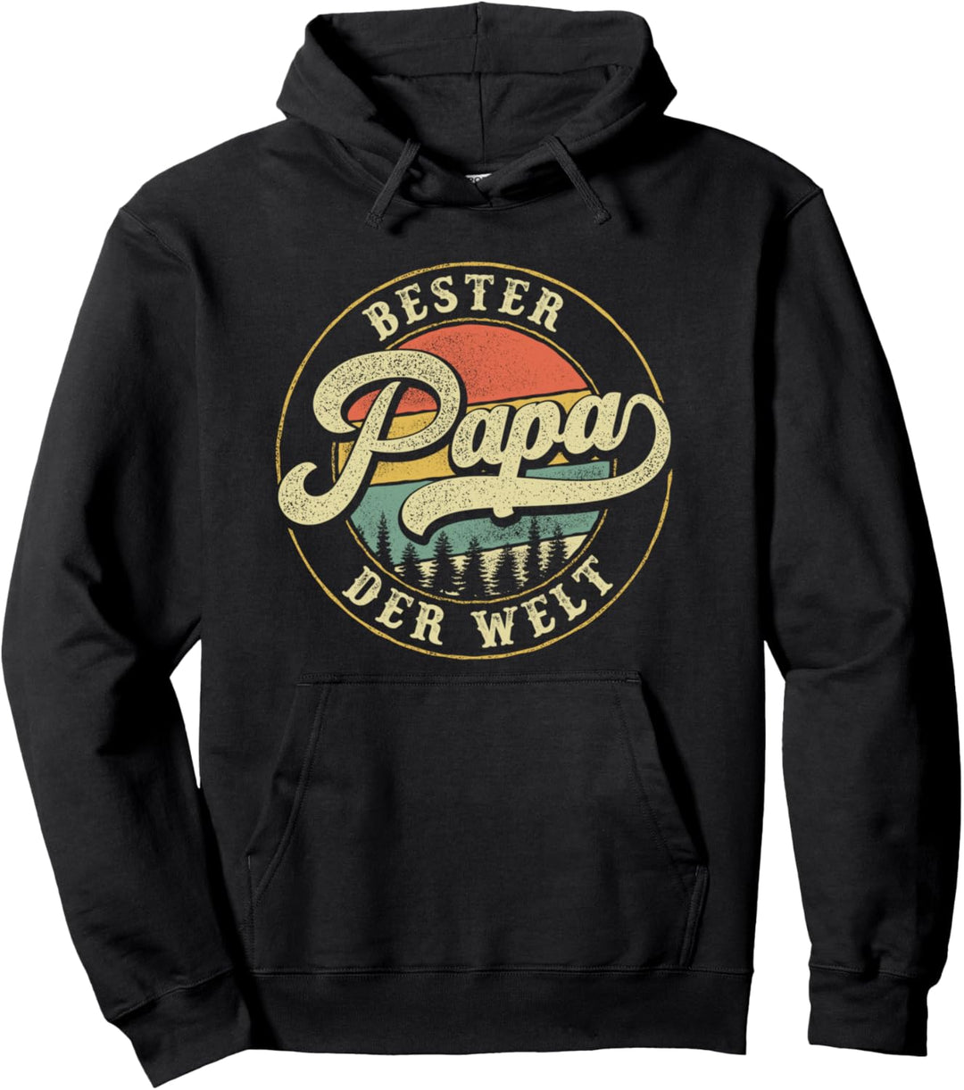 Vintage Bester Papa der Welt Vatertag Geschenk für Vater Pullover Hoodie