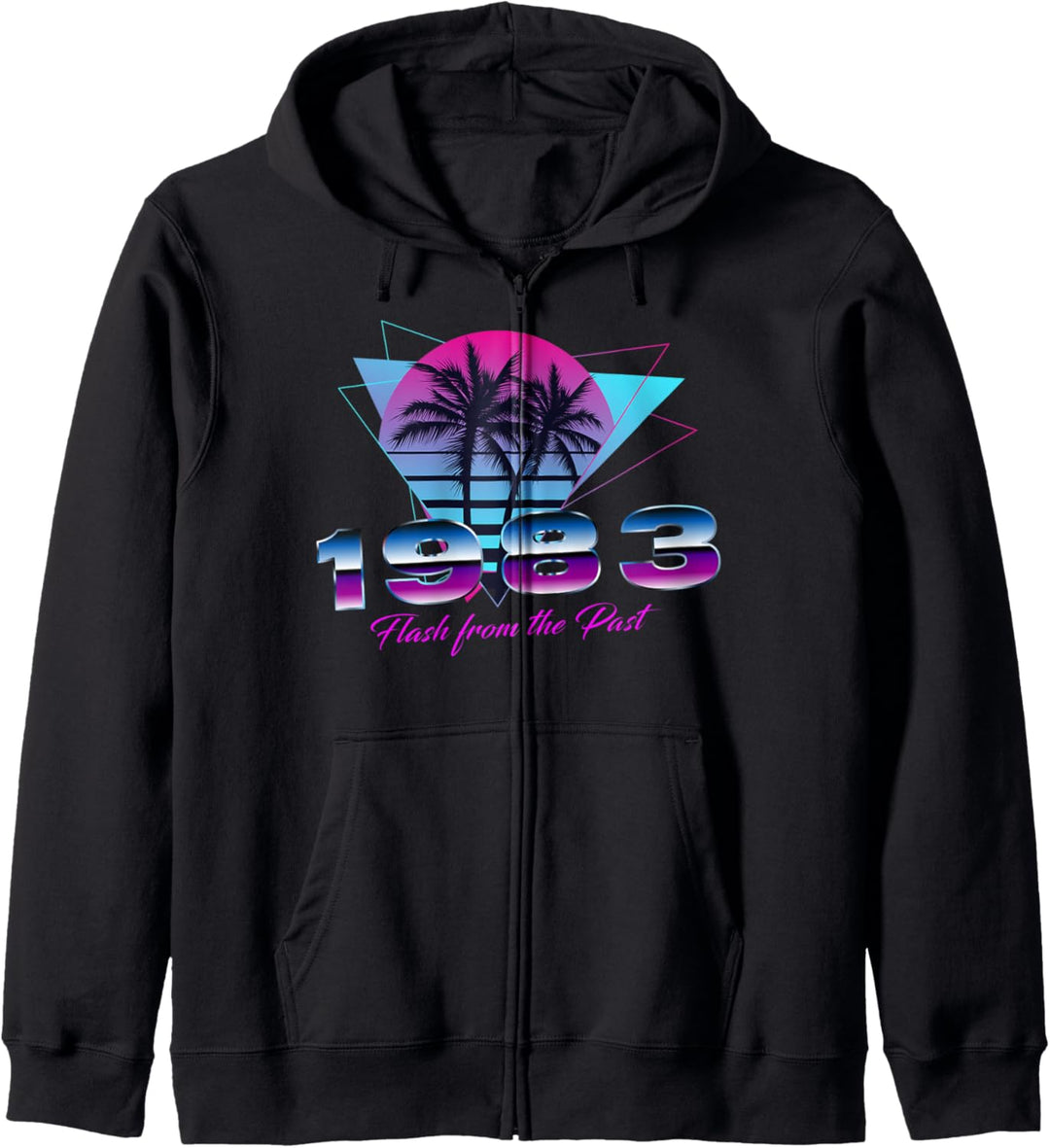 38 Jahre alt Geschenke Retro 1983 80er Synthwave 38. Geburts Kapuzenjacke