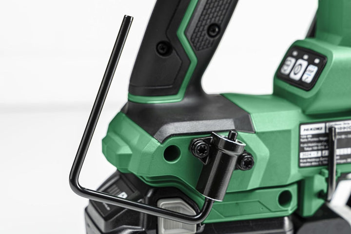 HiKOKI Akku-Streifennagler 21° - 18 V, 50-90 mm Nägel - Leistungsstark, LED-Licht, Brushless Motor,