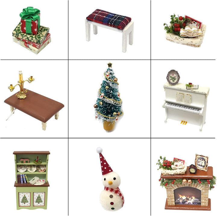 DIY Miniaturhaus-Kits mit Möbeln und LED-Lichtern, CUTEROOM 3D-Holzpuppenhaus-Kits ab 14 Jahren, zum