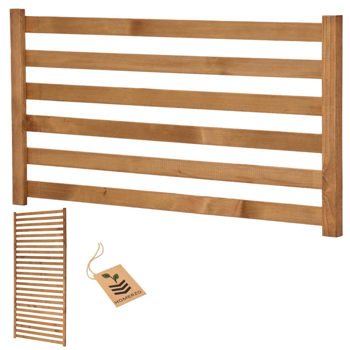 Modulares Rankgitter 50cm hoch – Spalier für Homerzo Pflanzkübel – Erweiterbare Holz Gitterwand für