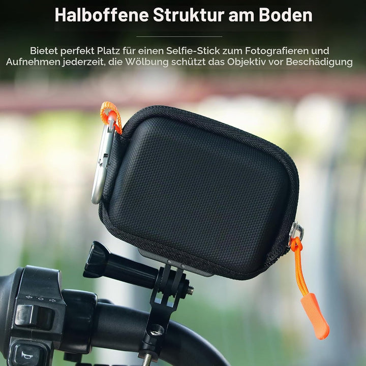 CYNOVA Tasche für DJI Osmo Action 5 Pro Tragetasche für DJI Zubehör, Schwarz Hard Shell Reisetasche