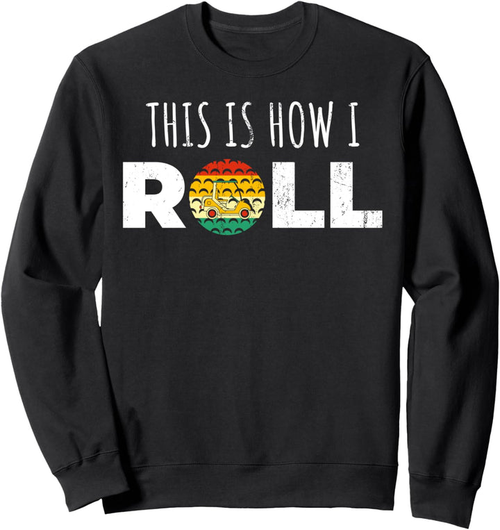 So bin ich nun mal Golfkart Golfball Golfer Lustiges Golf Sweatshirt
