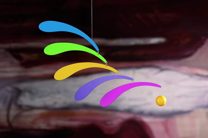 Flensted f005W Flowing Rhythm, Rainbow Mobile, Stahl, Mehrfarbig, 30x45cm