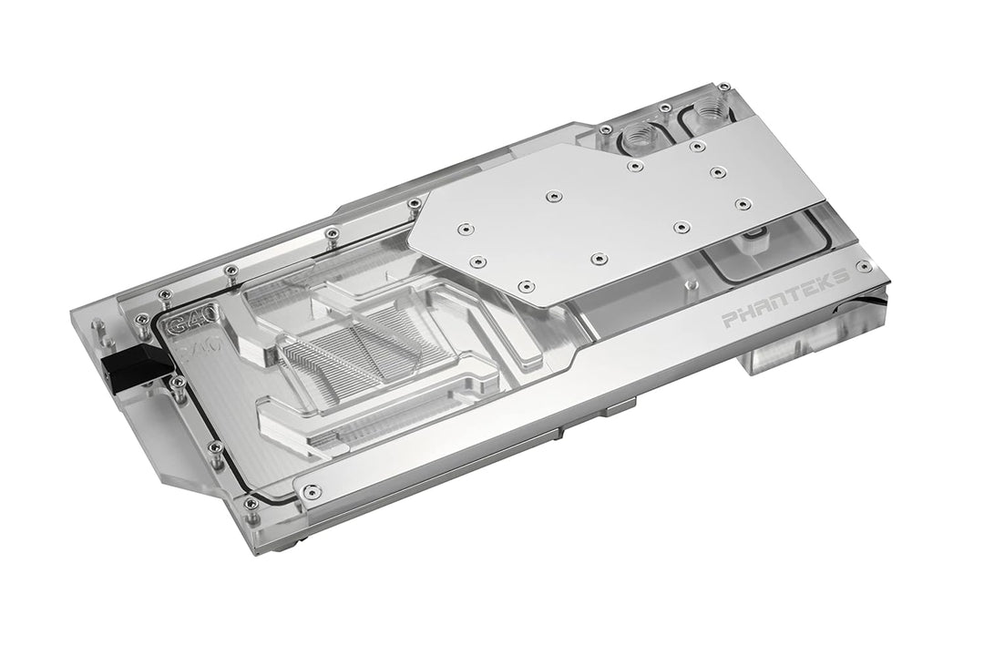 Phanteks RTX 4080/90 Wasserblock inkl. Backplate für Asus, D-RGB - chrom