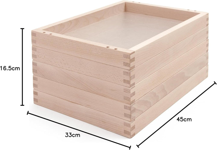 waelderspielzeug Kräutertrockner - mehrstöckiger Trockenständer für Gewürze & Kräuter – regional pro