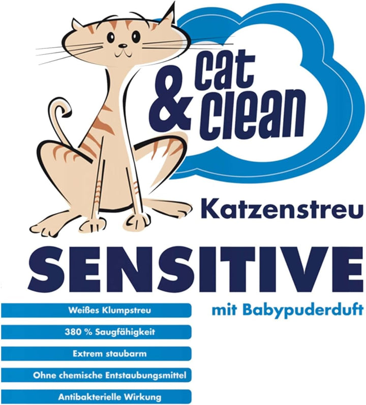 Cat & Clean Katzenstreu Der Extraklasse Klumpendes Einstreu Extrem Saugfähig Naturprodukt Aus Benton