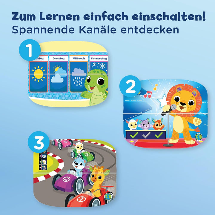 Vtech Baby - Babys Lernspass-Fernseher – Spielzeugfernseher mit Audioinhalten und verschiedenen Lern