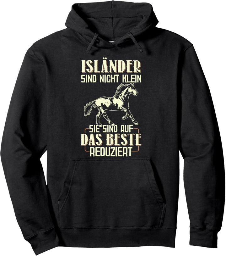 Pferde Geschenk Pferdebesitzer Reiter Reiterin Isländer Pullover Hoodie