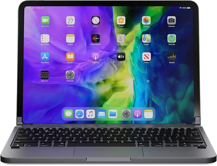 Brydge 11.0 Pro+ Wireless German QWERTZ Keyboard with Trackpad, Compatible with iPad Pro 11.0-inch (