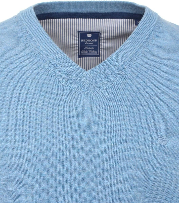 Redmond Pullover Uni S Hellblau, S Hellblau
