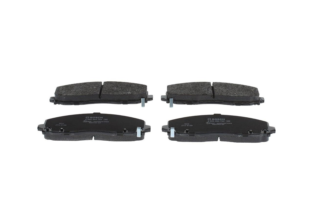 Bosch BP1943 Bremsbeläge - Vorderachse - ECE-R90 Zertifizierung - vier Bremsbeläge pro Set