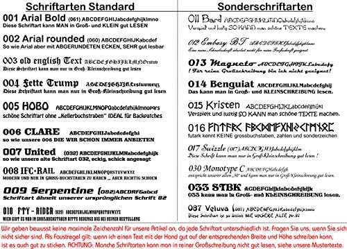 Wolfszeit Grosse Kampftasche schwarz bestickt mit deinem Wunschtext