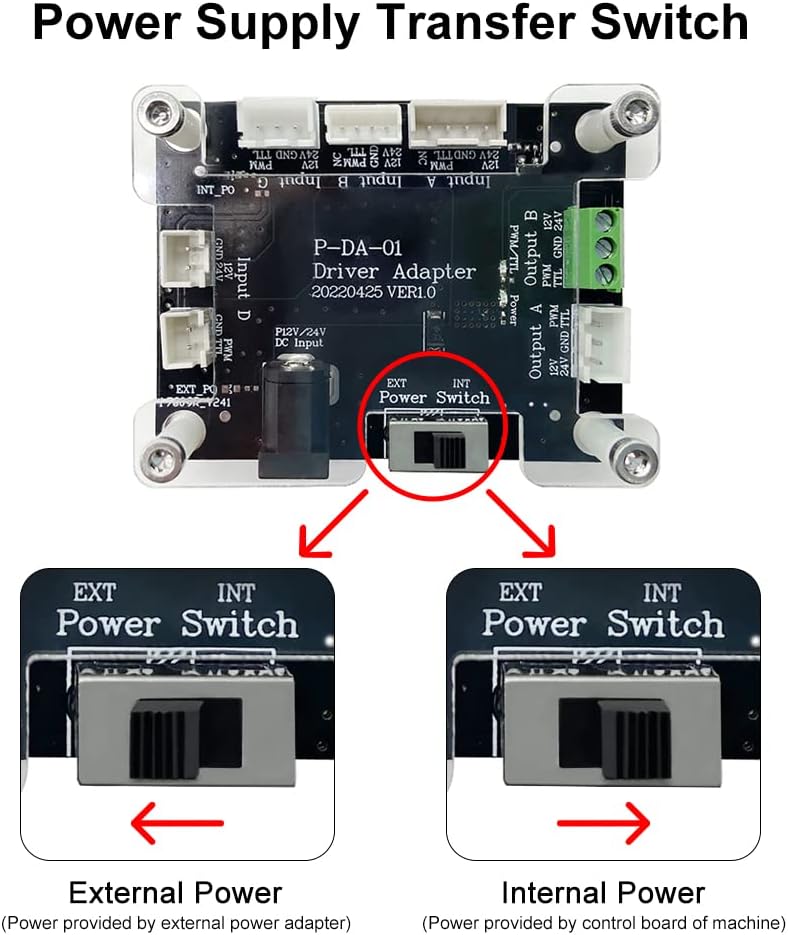 Treiberadapter, wird in Verbindung mit dem Lasermodul vor der Maschine verwendet LT-Driver Adapter,