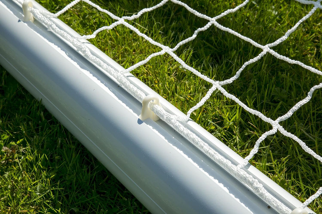 TORNETZ - Fussball - 5 x 2 x 0.8 x 1.6m - 4 mm - Weiss