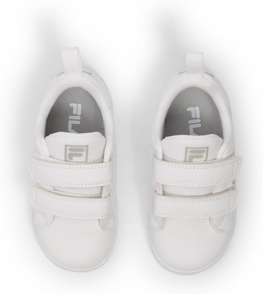 FILA Unisex Kinder Crosscourt 2 Nt Velcro TDL Sneaker 27 EU Weiss, 27 EU Weiß