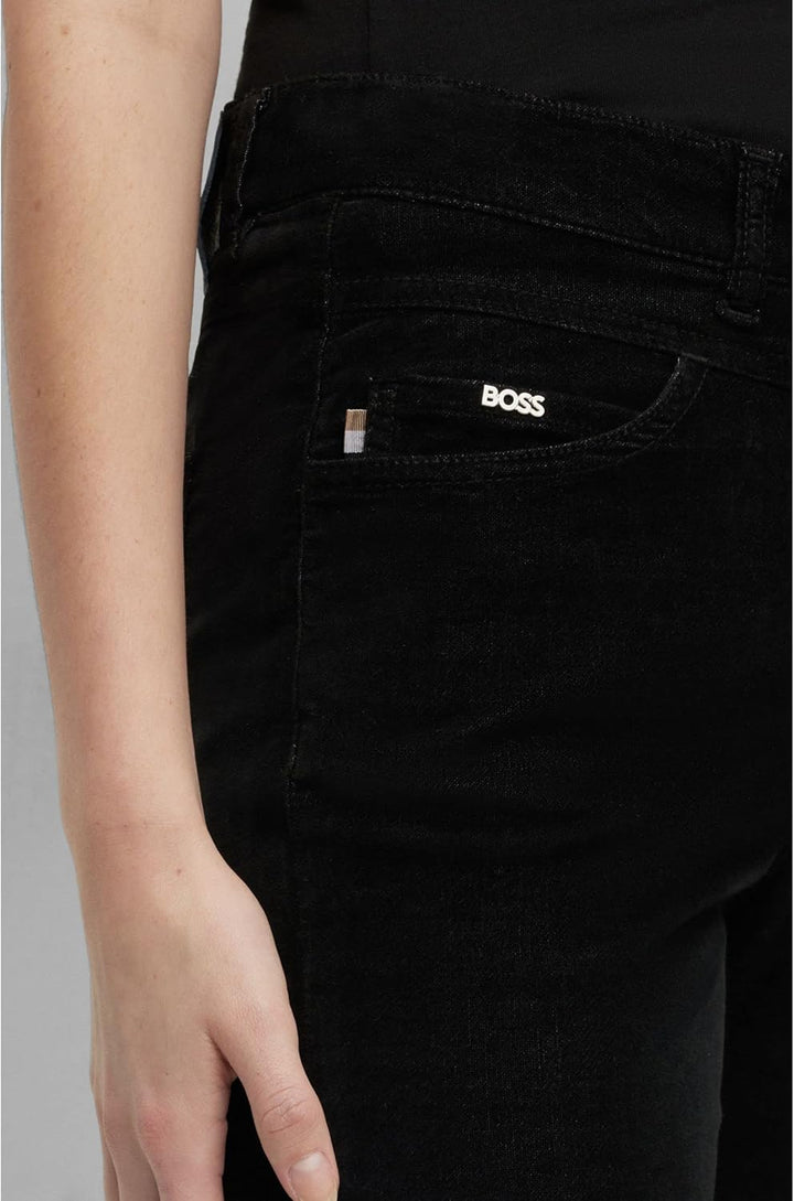 BOSS Damen Jeans_Trousers Fran STR Mr C 1.0 27 Black1, 27 Black1